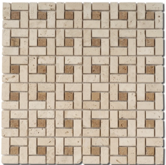 SMALL LABYRINTH CLASSIC NOCE 30.5x30.5 (Boite de 10P.)               PASMOTC06P